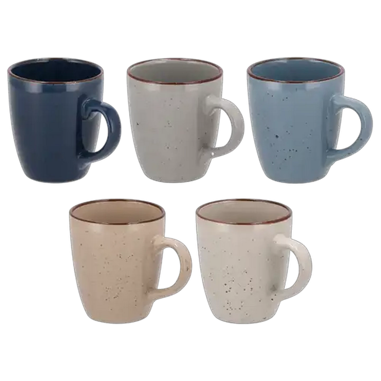 Image of Speckle Splash Stoneware Coffee Mug 840ml 4-Pack (Colour May Vary)