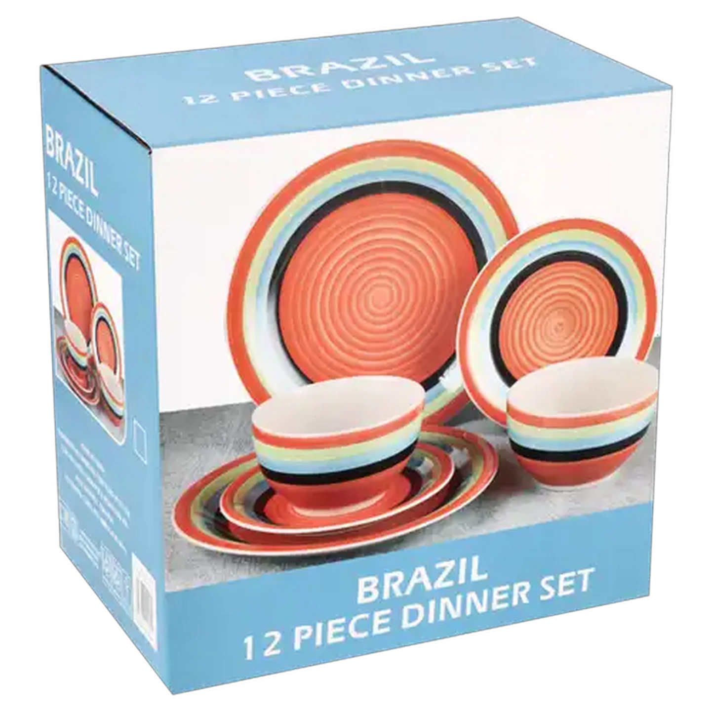 Image of Brazil Stoneware Dinner Set 12-Piece