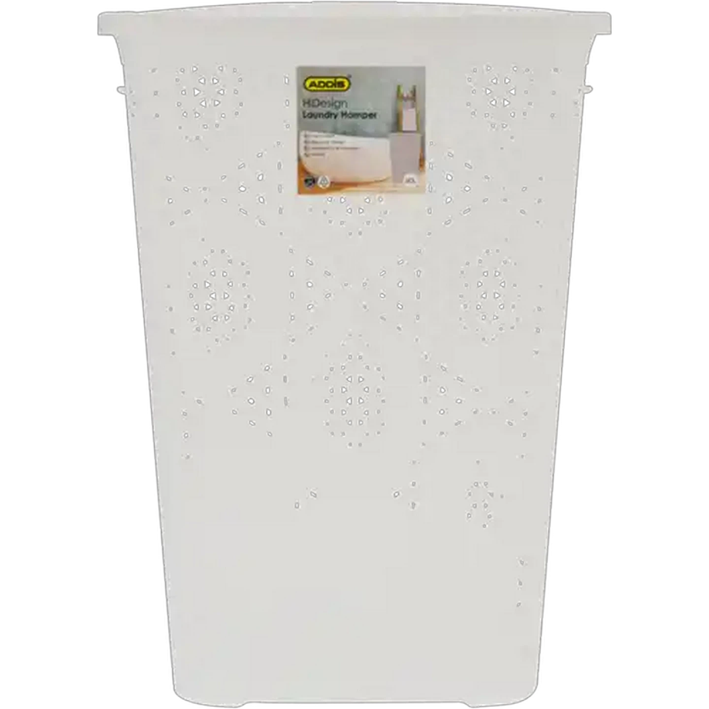Image of ADDIS White HiDesign Laundry Hamper 60L