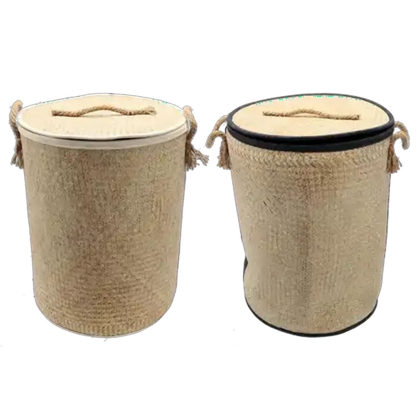 Image of Grass Large Laundry Basket With Handles (Colour May Vary)