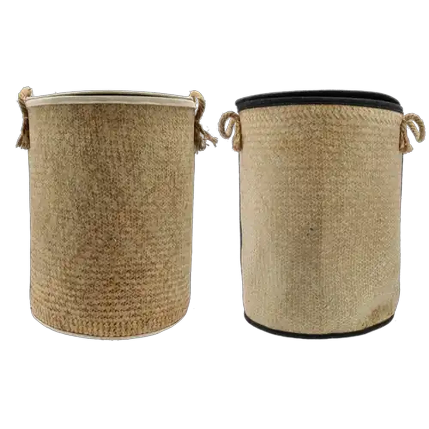 Image of Grass Large Laundry Basket With Handles (Colour May Vary)