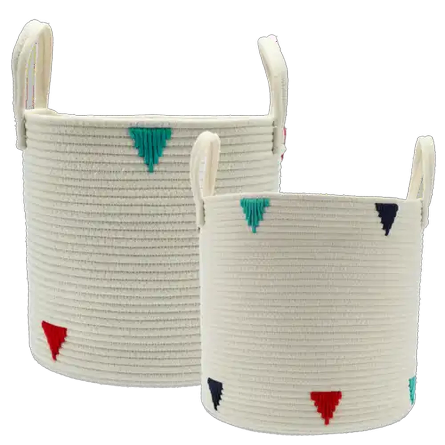 Image of Storage Knitted Trilogy Basket 2 Piece