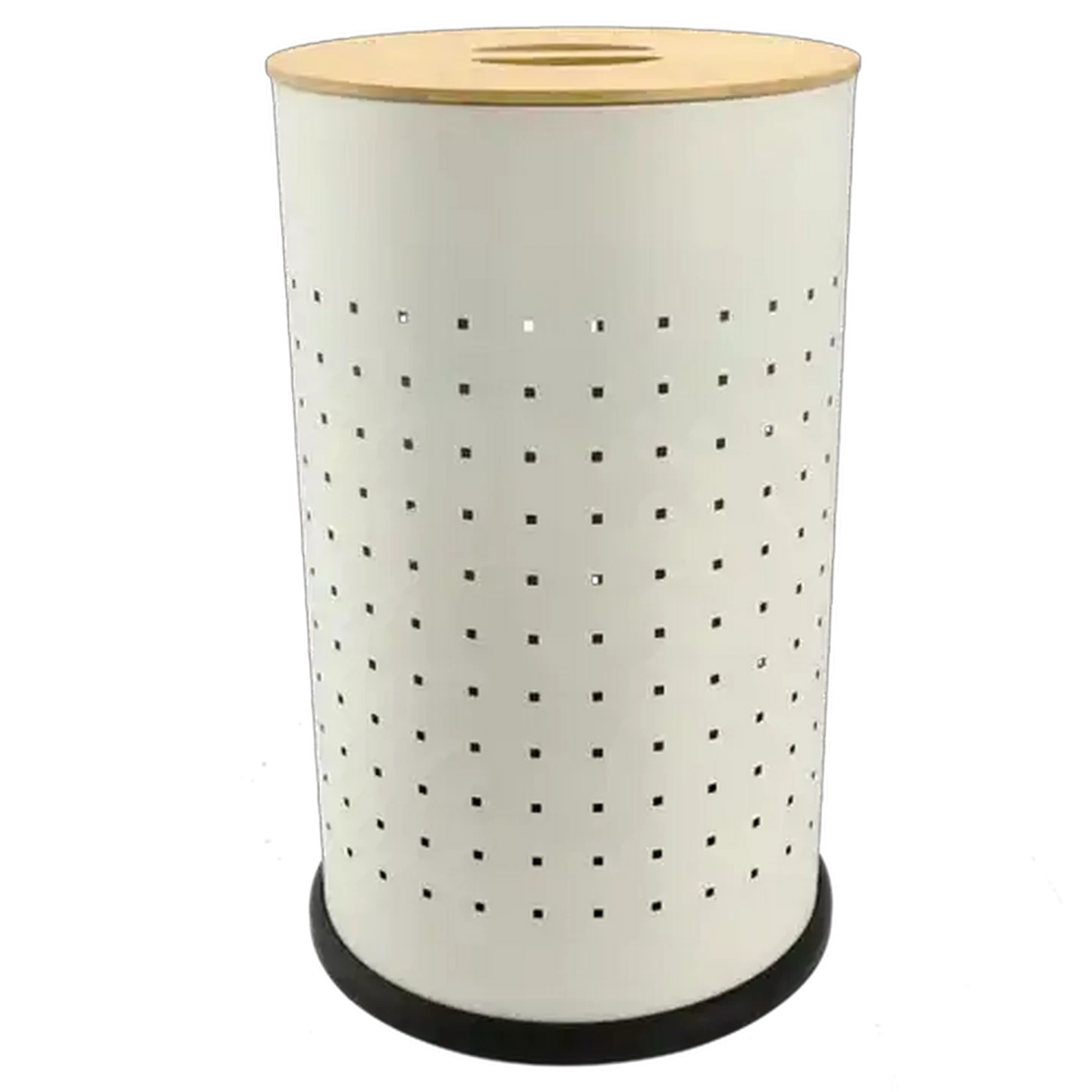 Image of My Bin Iron & Bamboo Laundry Bin 55L