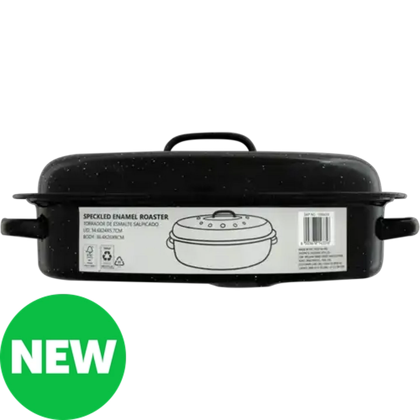 Image of Speckled Enamel Roaster 36cm