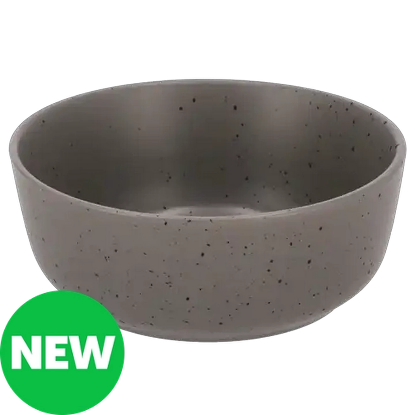 Image of Speckled Grey Stoneware Bowl 16.4cm