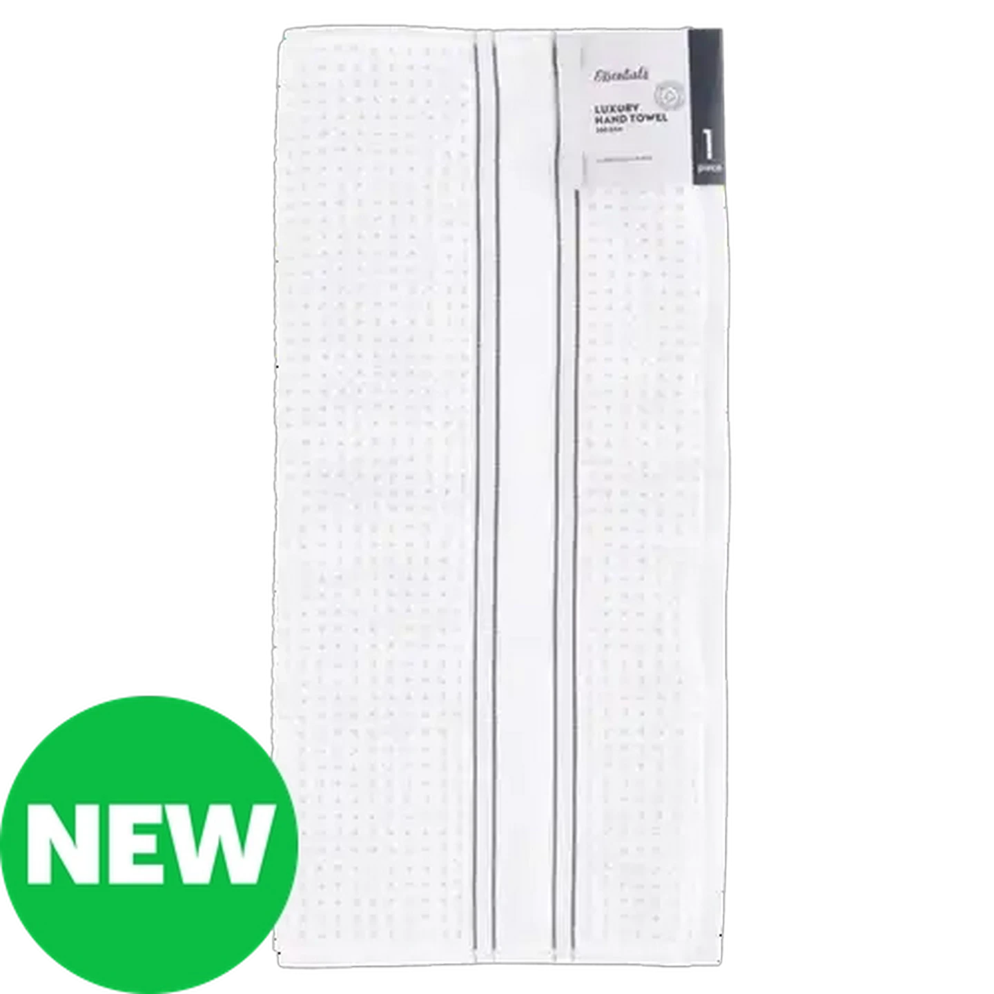 Image of Essentials White Aspen Luxury Cotton Hand Towel 50 x 90cm