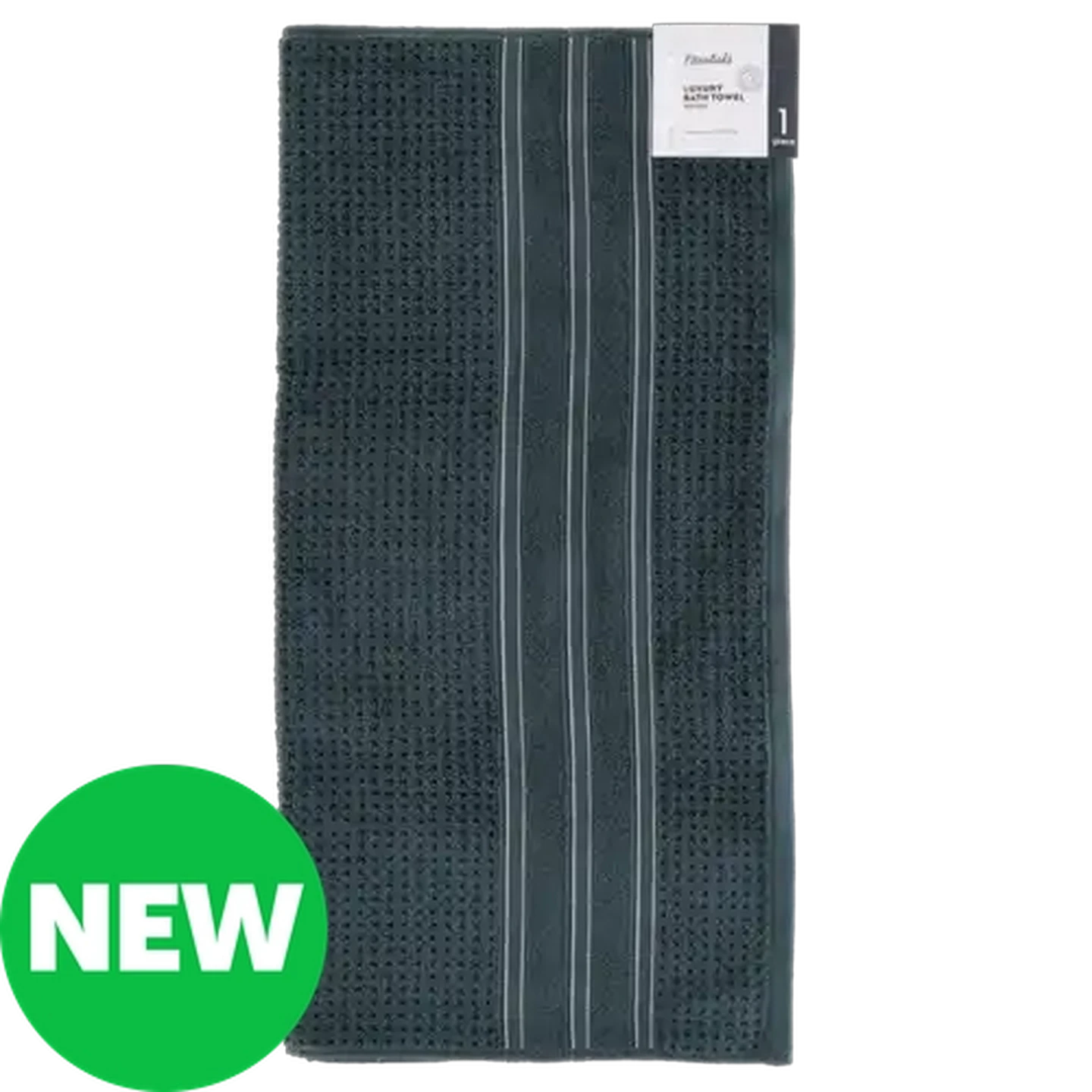 Image of Essentials Teal Aspen Luxury Cotton Bath Towel 70 x 130cm