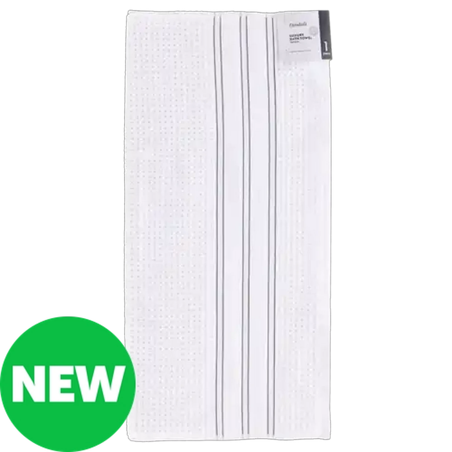 Image of Essentials White  Aspen Luxury Cotton Bath Towel 70 x 130cm