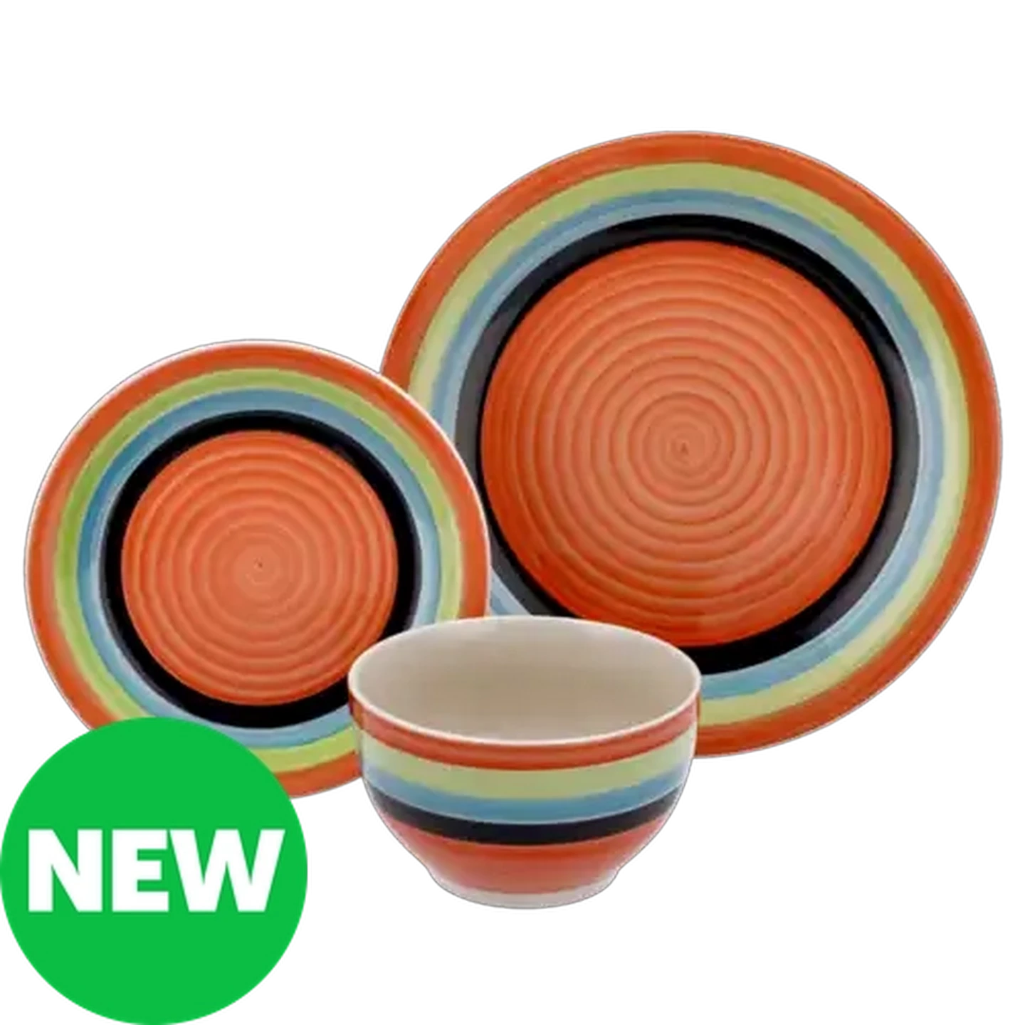 Image of Brazil Stoneware Dinner Set 12-Piece