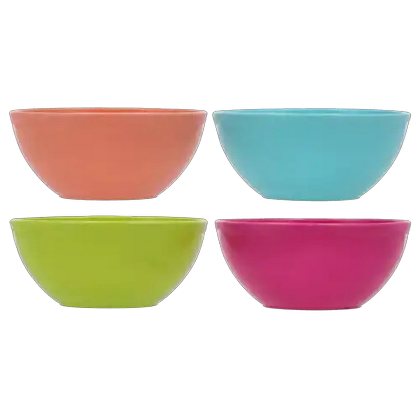 Image of Gizmo Summer Fun Round Stackable Plastic Bowls 4-Pack
