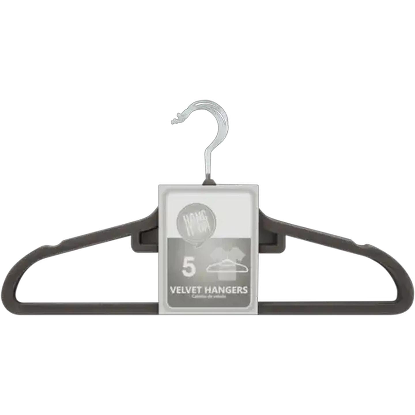 Image of Hang It Up! Velvet Hanger Set 5-Pack