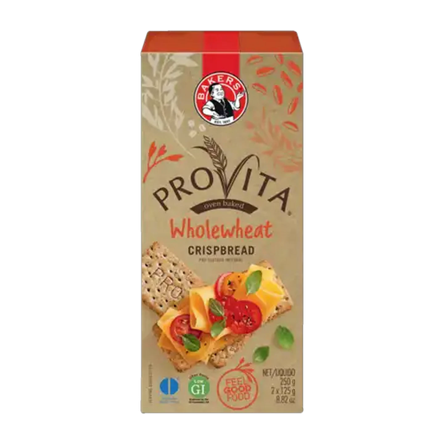 Image of Provita Oven Baked Wholewheat Crispbread 250g