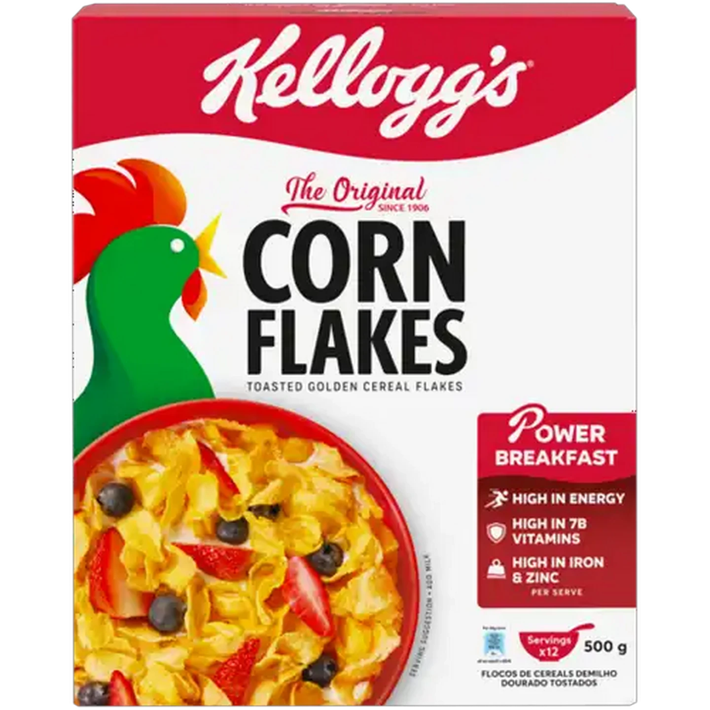 Image of Kellogg's Corn Flakes Toasted Golden Cereal Flakes 500g