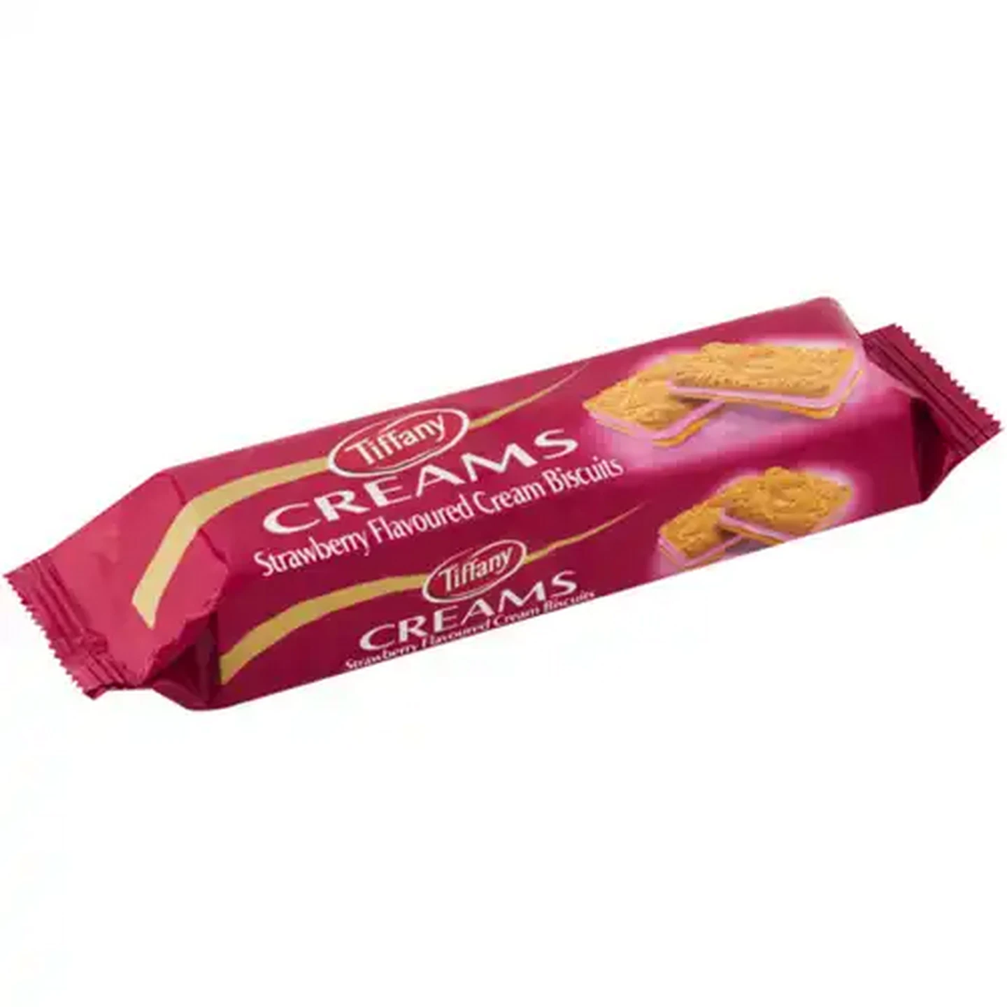 Image of Tiffany Strawberry Flavoured Cream Biscuits 84g