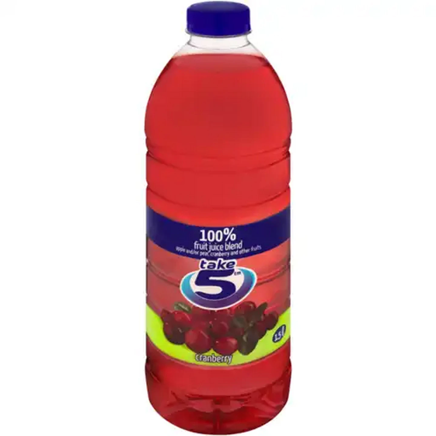 Image of Take 5 Cranberry 100% Fruit Juice Blend 1.5L