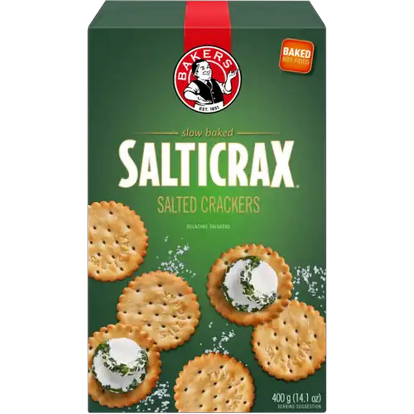 Image of Bakers Salticrax Salted Crackers 400g