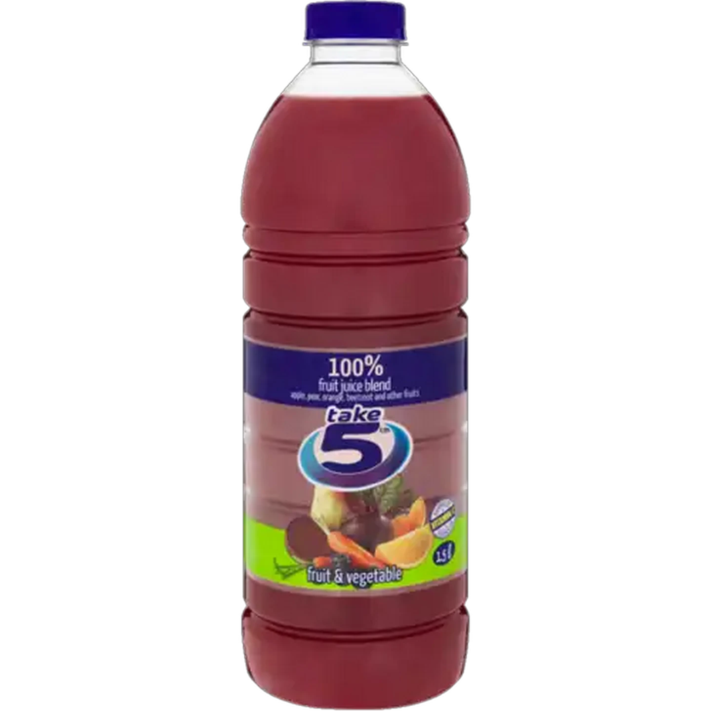 Image of Take 5 Fruit & Vegetable 100% Fruit Juice Blend 1.5L