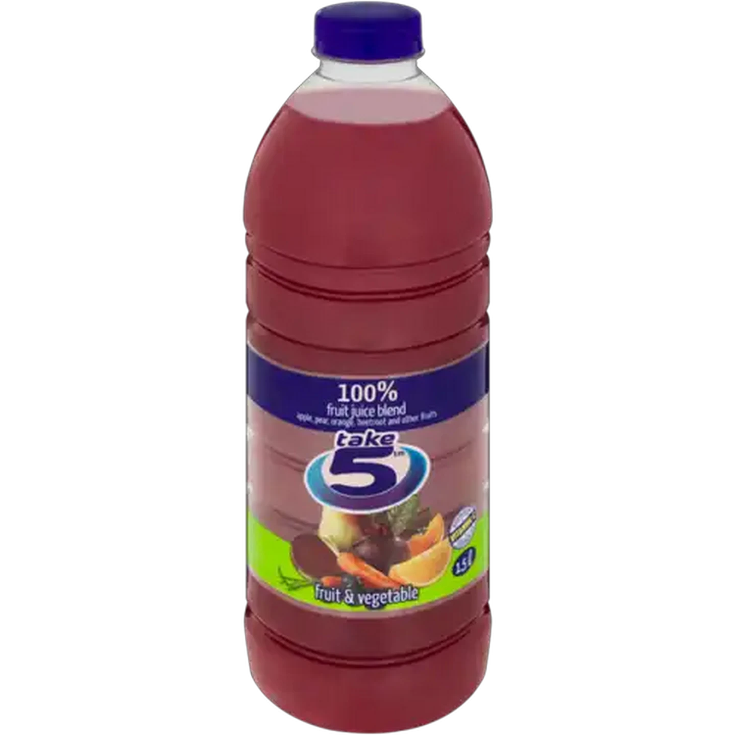 Image of Take 5 Fruit & Vegetable 100% Fruit Juice Blend 1.5L