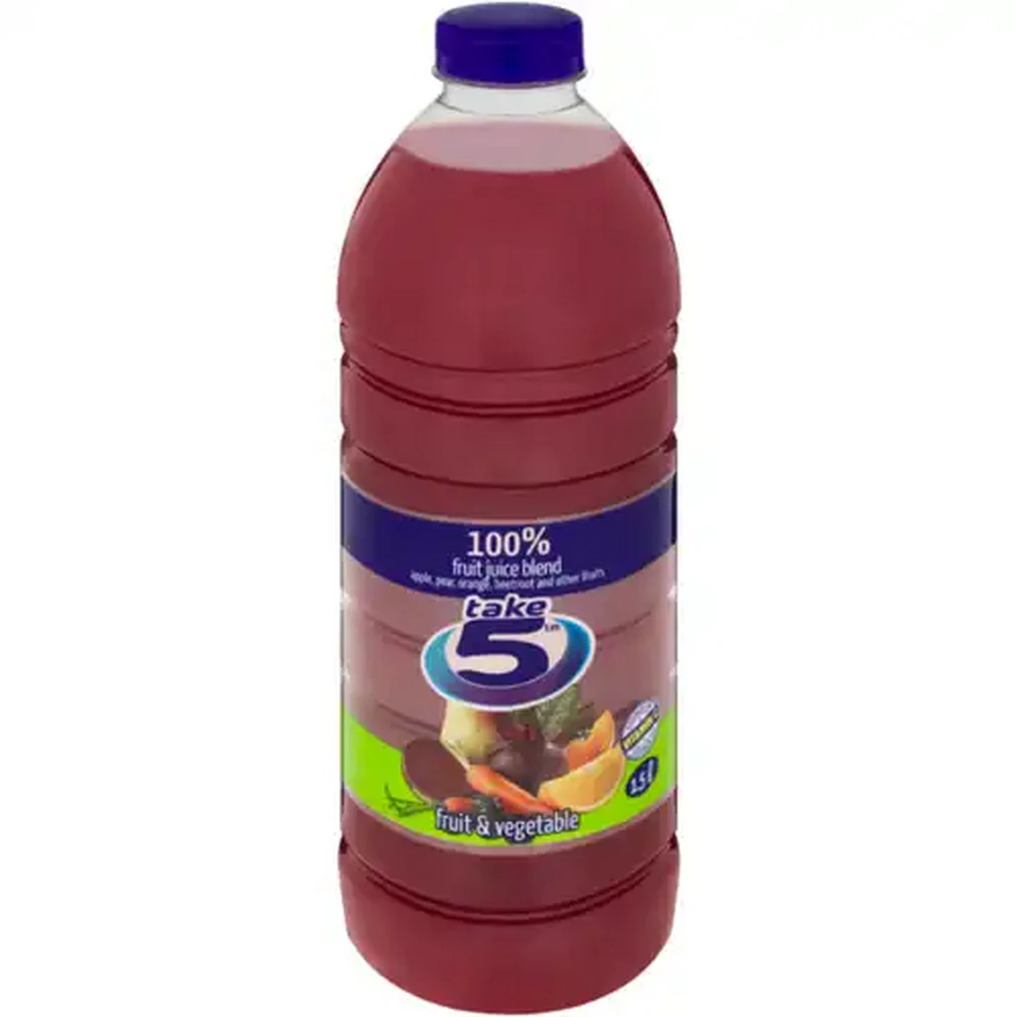 Image of Take 5 Fruit & Vegetable 100% Fruit Juice Blend 1.5L