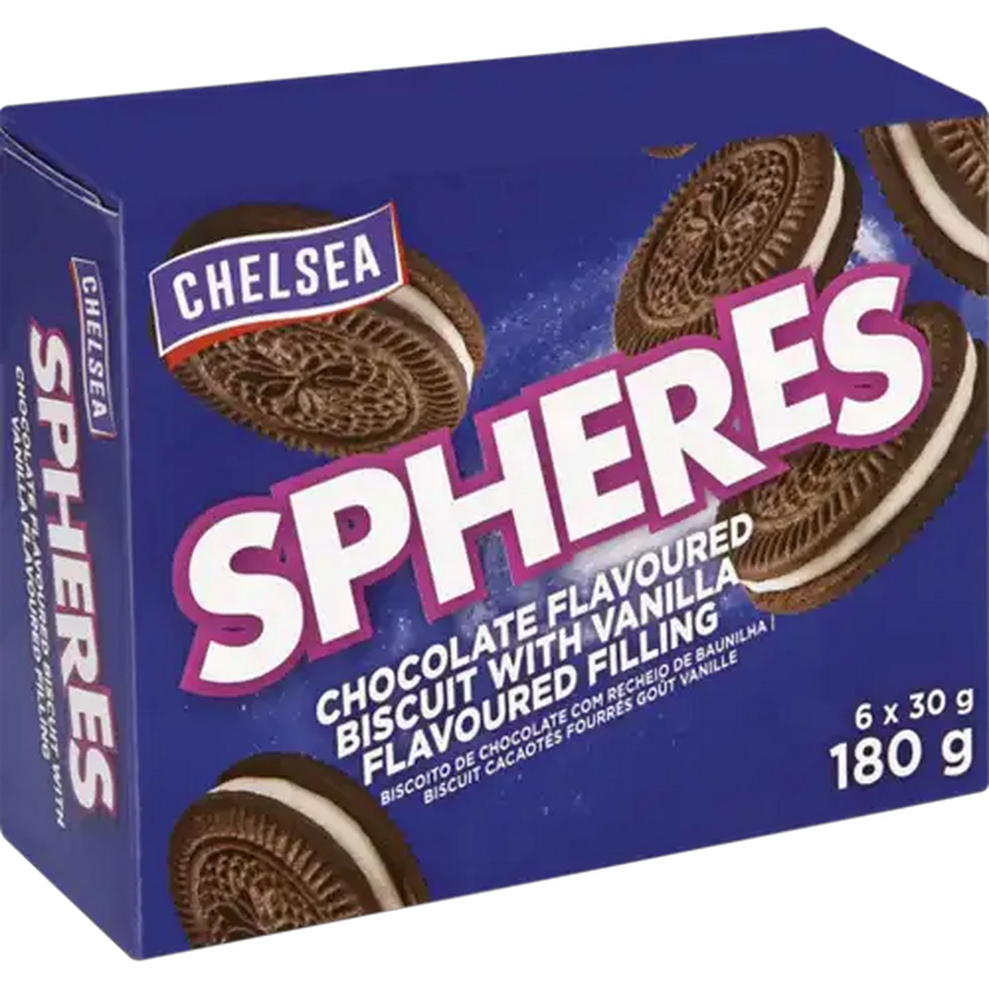 Image of Chelsea Spheres Vanilla Biscuits 180g