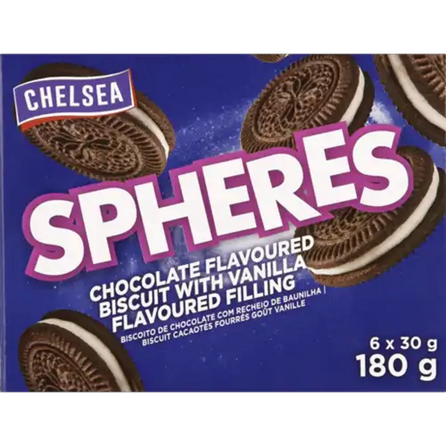 Image of Chelsea Spheres Vanilla Biscuits 180g