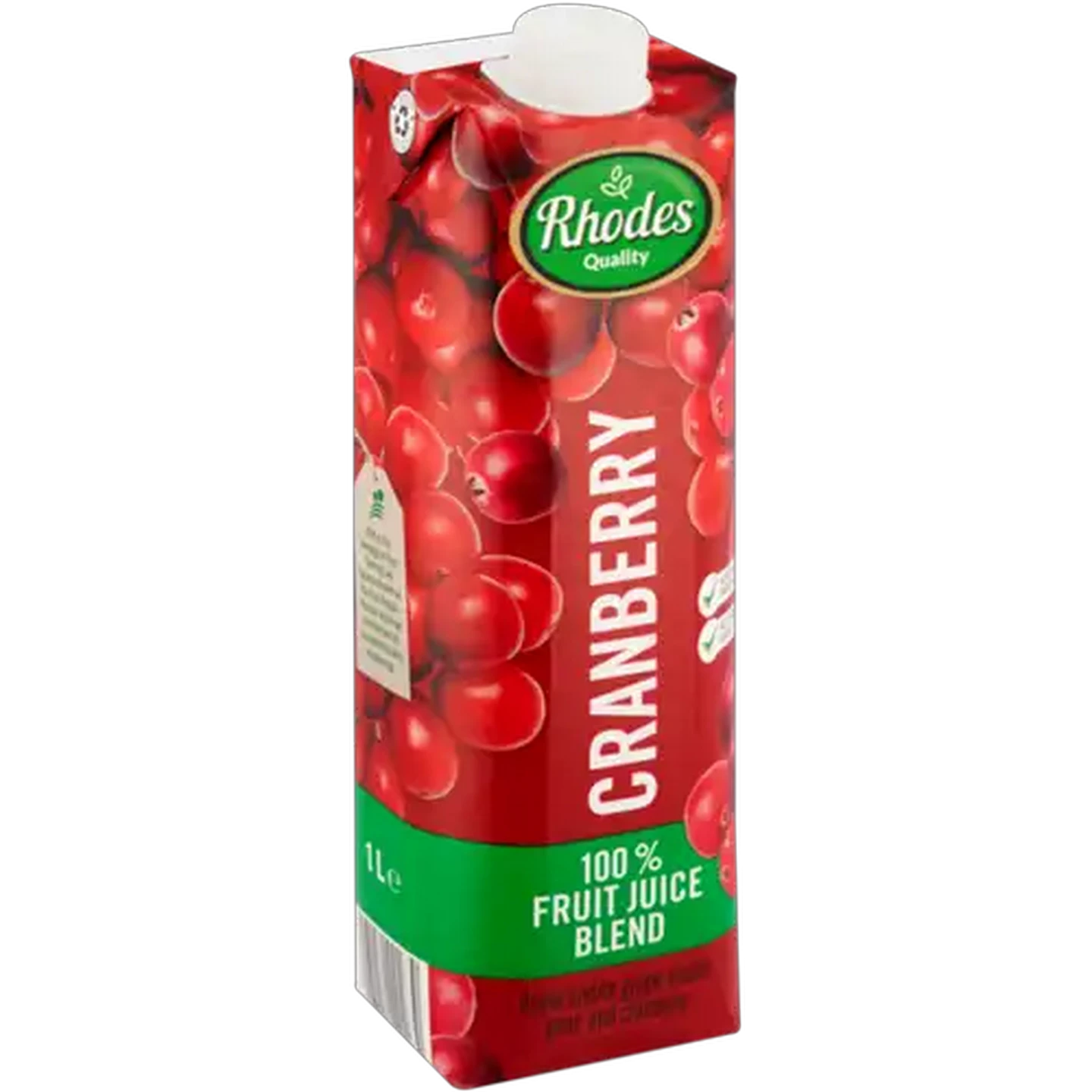 Image of Rhodes Quality Cranberry 100% Fruit Juice Blend 1L