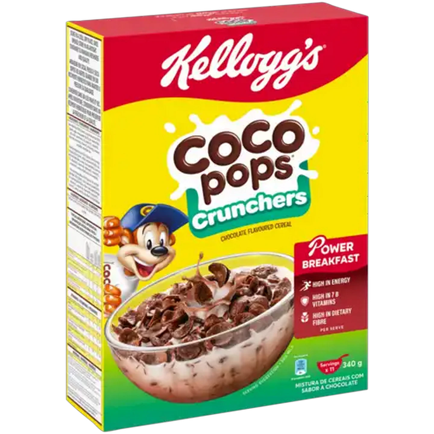Image of Kellogg's Coco Pops Crunchers Chocolate Flavoured Cereal 340g