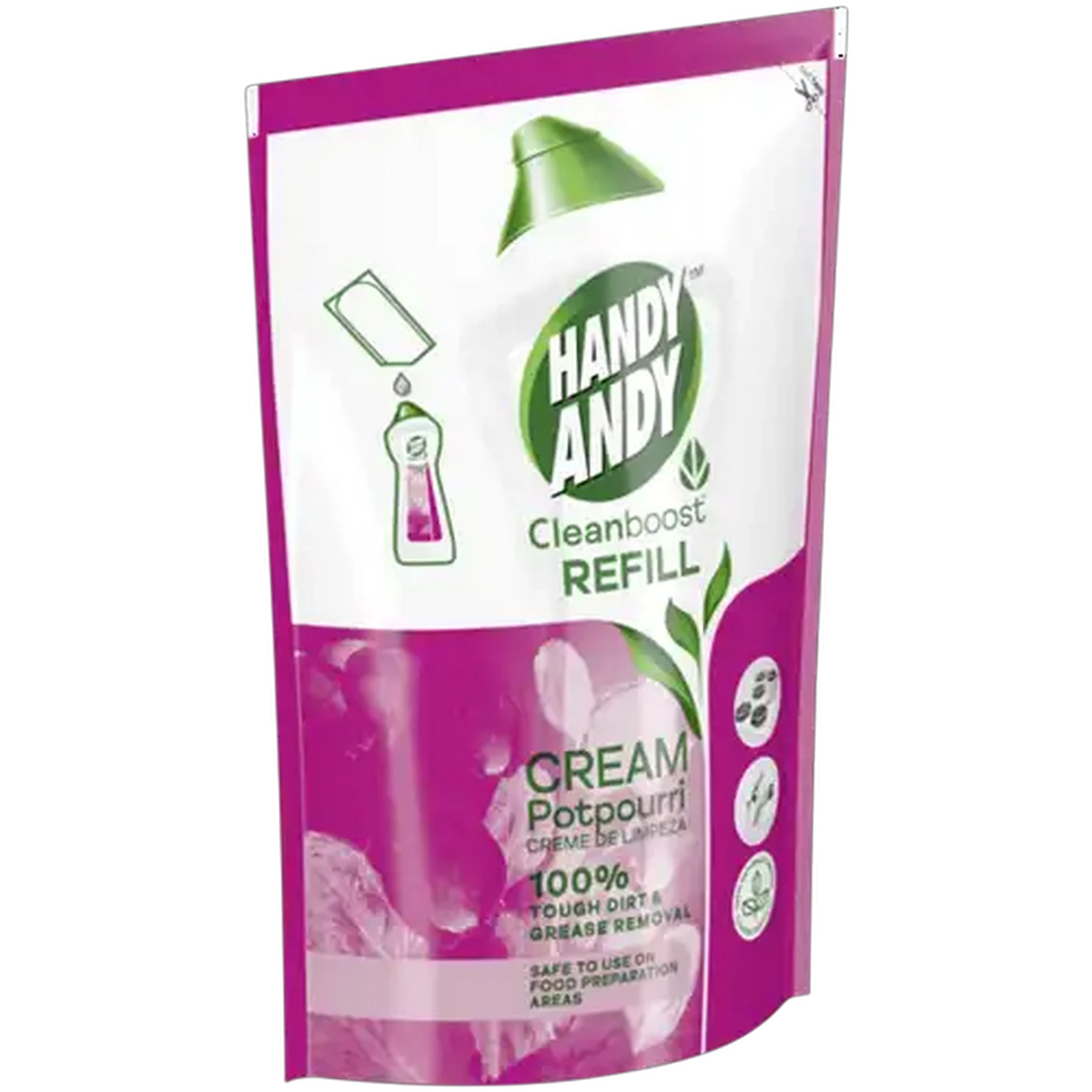 Image of Handy Andy Potpourri Multipurpose Cleaning Cream Refill 750ml