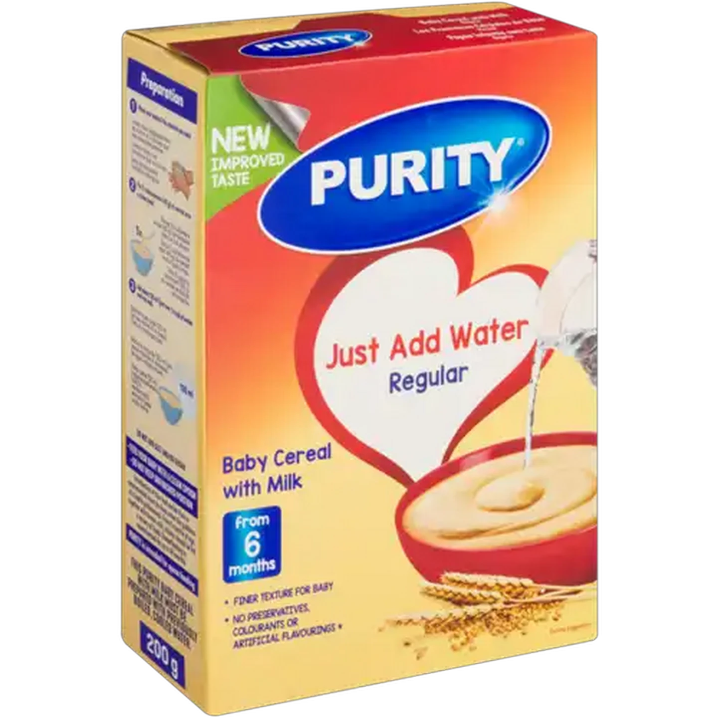 Image of PURITY Regular Baby Cereal With Milk 200g