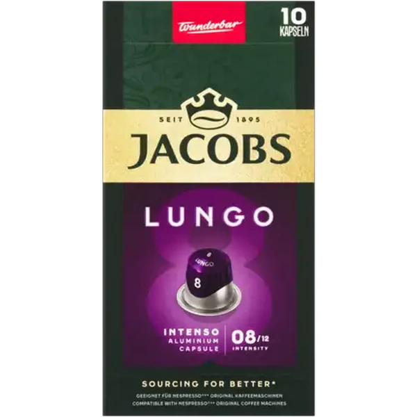 Jacobs Intenso Lungo 8 Coffee Capsules 10 Pack