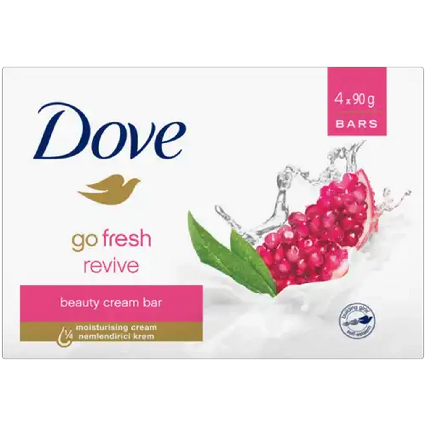 Image of Dove Go Fresh Revive Beauty Cream Bar 4 x 90g