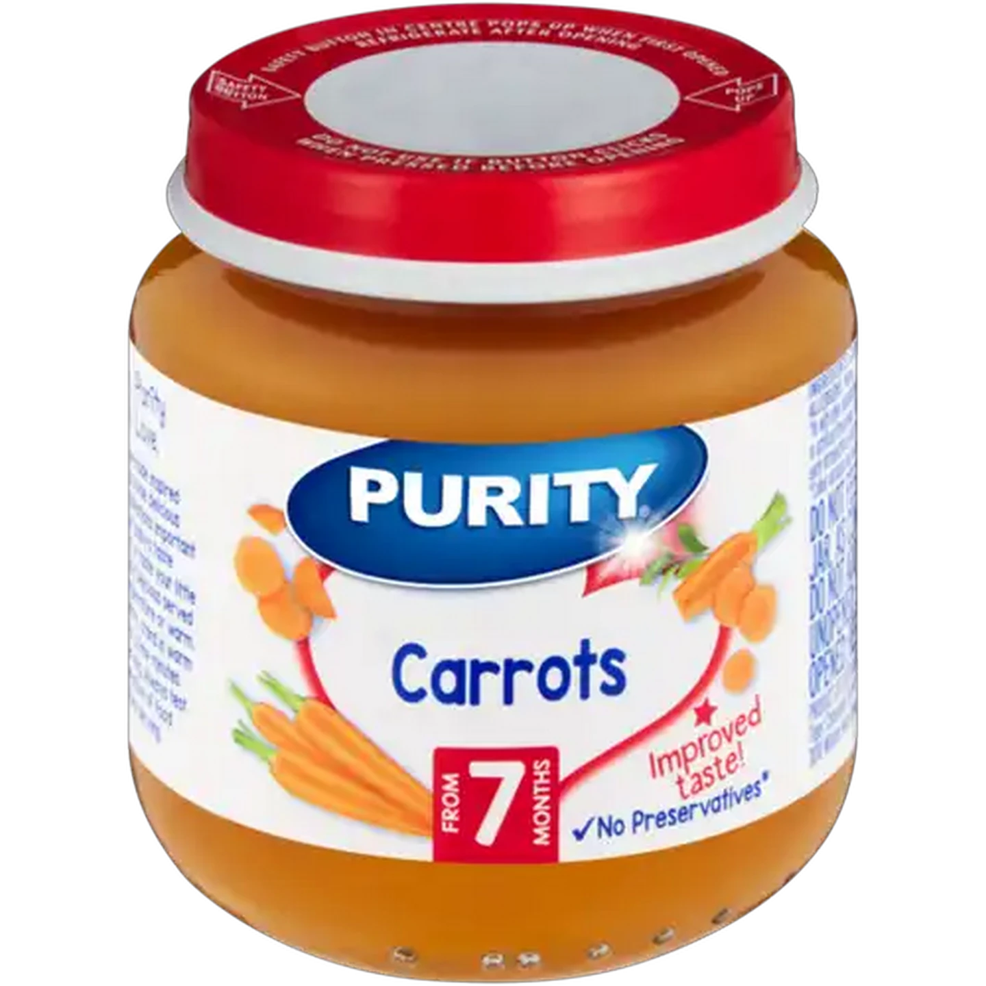Image of PURITY From 6 Months Carrots Veggi 125ml