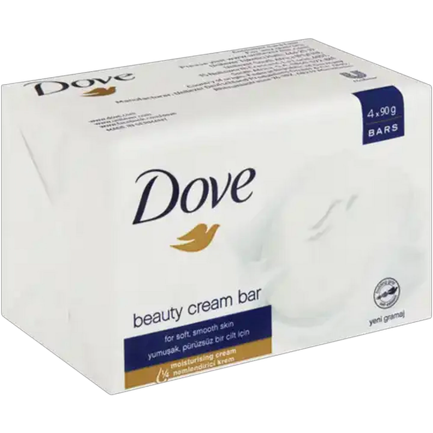 Image of Dove Beauty Cream Bar 4 x 90g