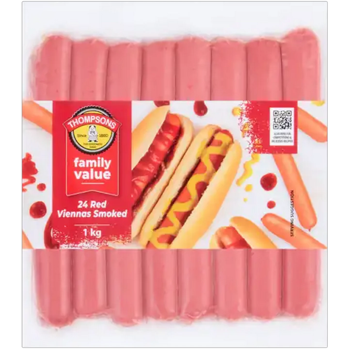 Image of Thompsons Red Viennas 1kg