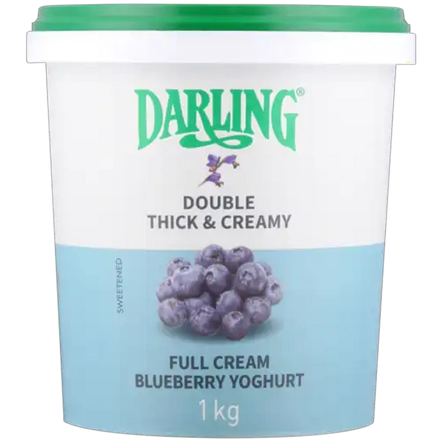 Image of Darling Blueberry Flavoured Full Cream Fruit Yoghurt 1kg