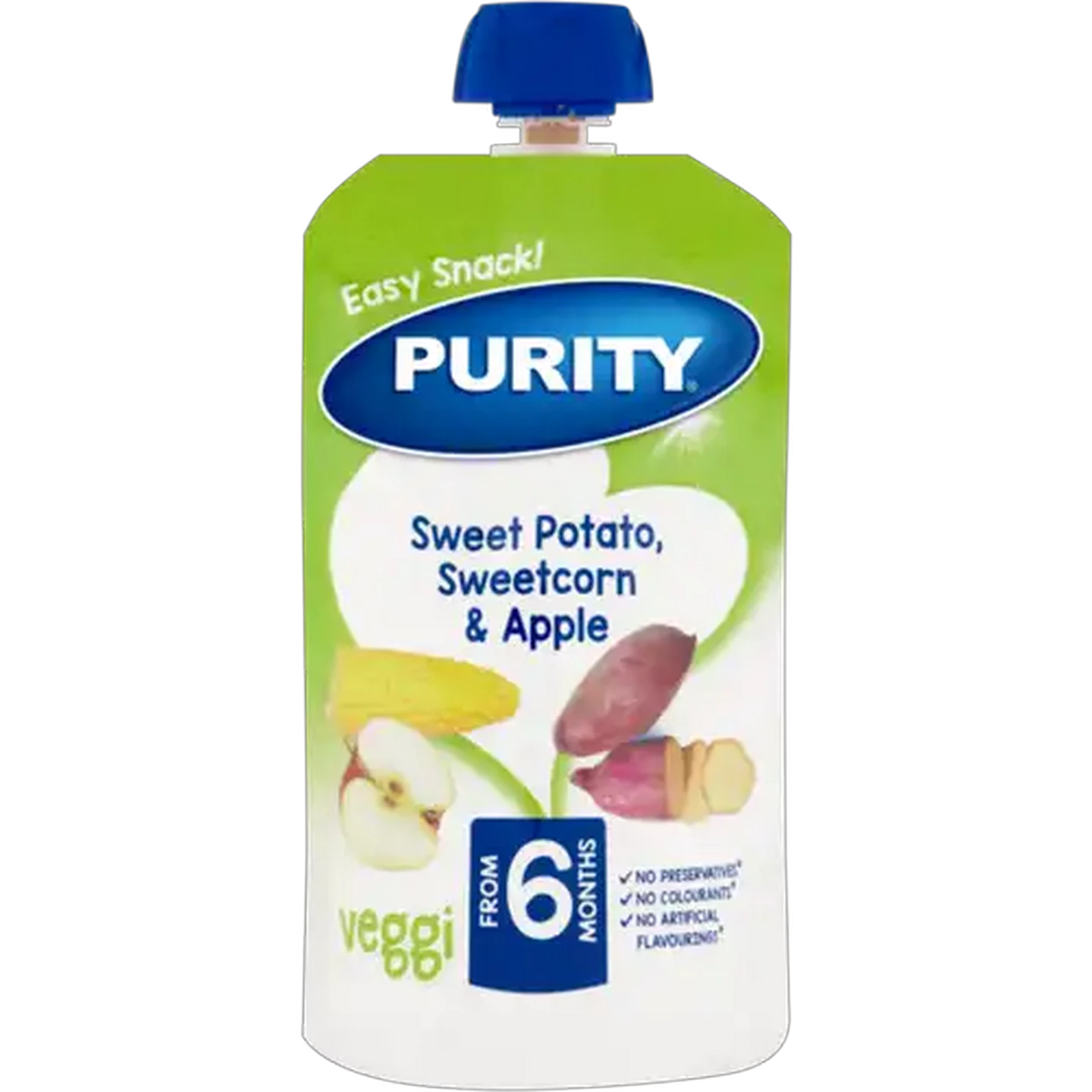 Image of PURITY From 6 Months Sweet Potato, Sweetcorn & Apple Veggi 110ml