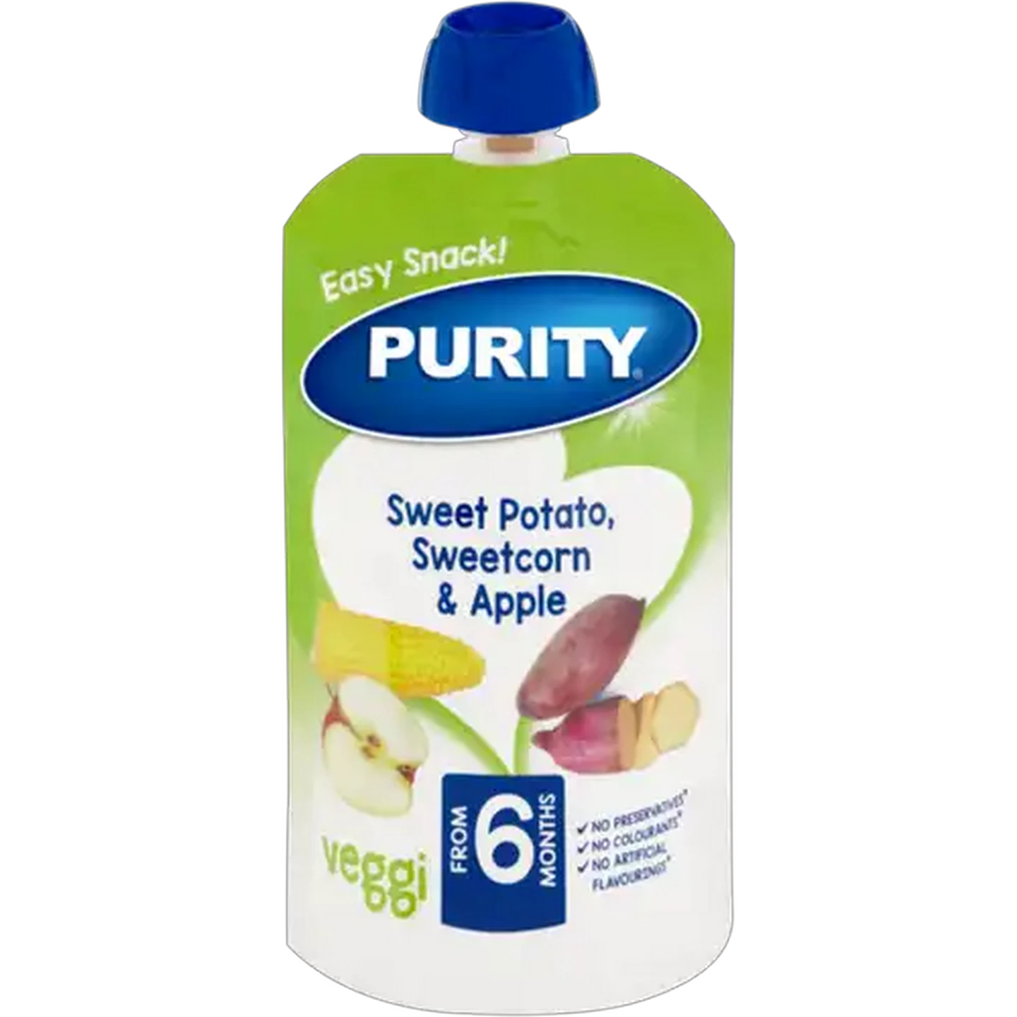 Image of PURITY From 6 Months Sweet Potato, Sweetcorn & Apple Veggi 110ml