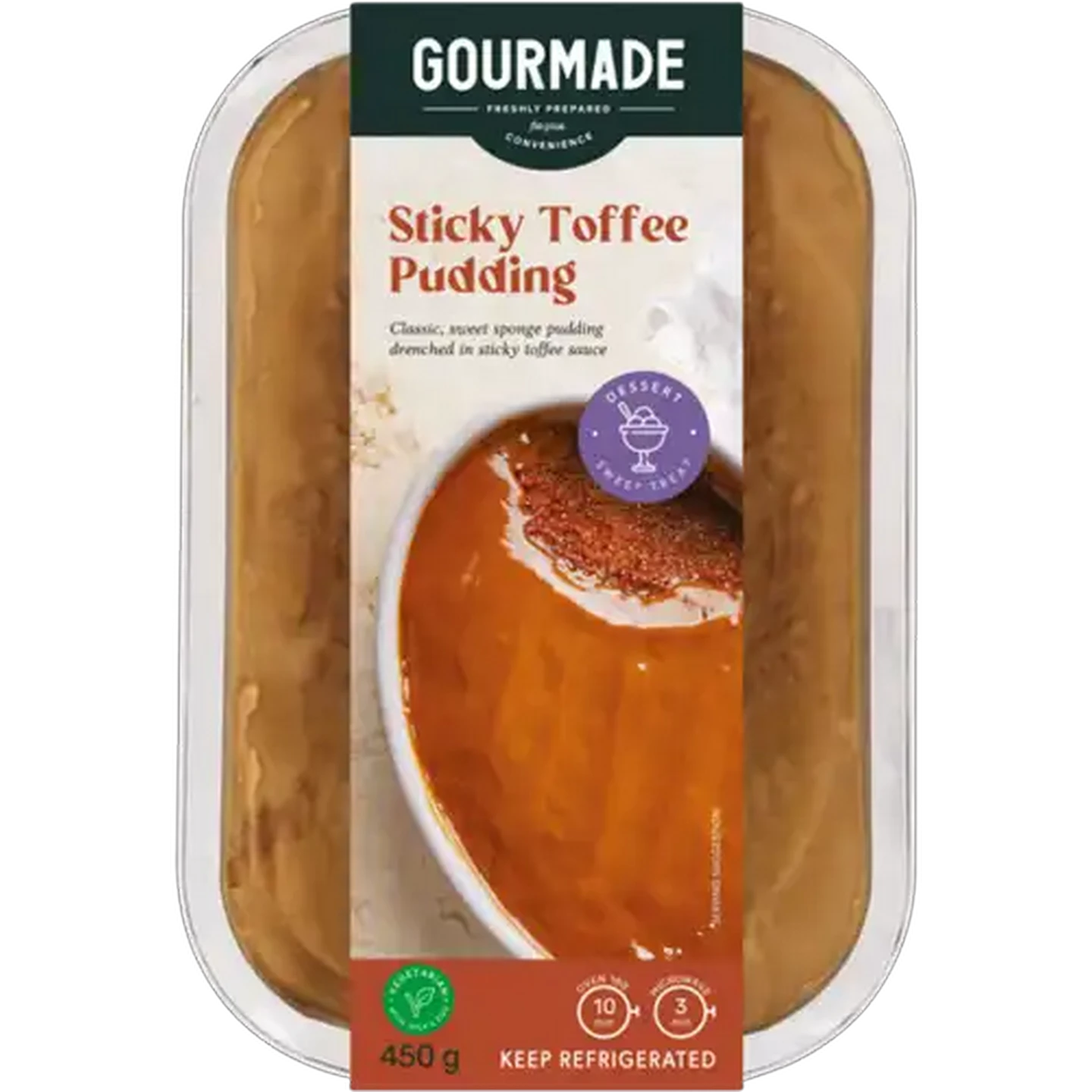 Image of Gourmade Sticky Toffee Pudding 450g