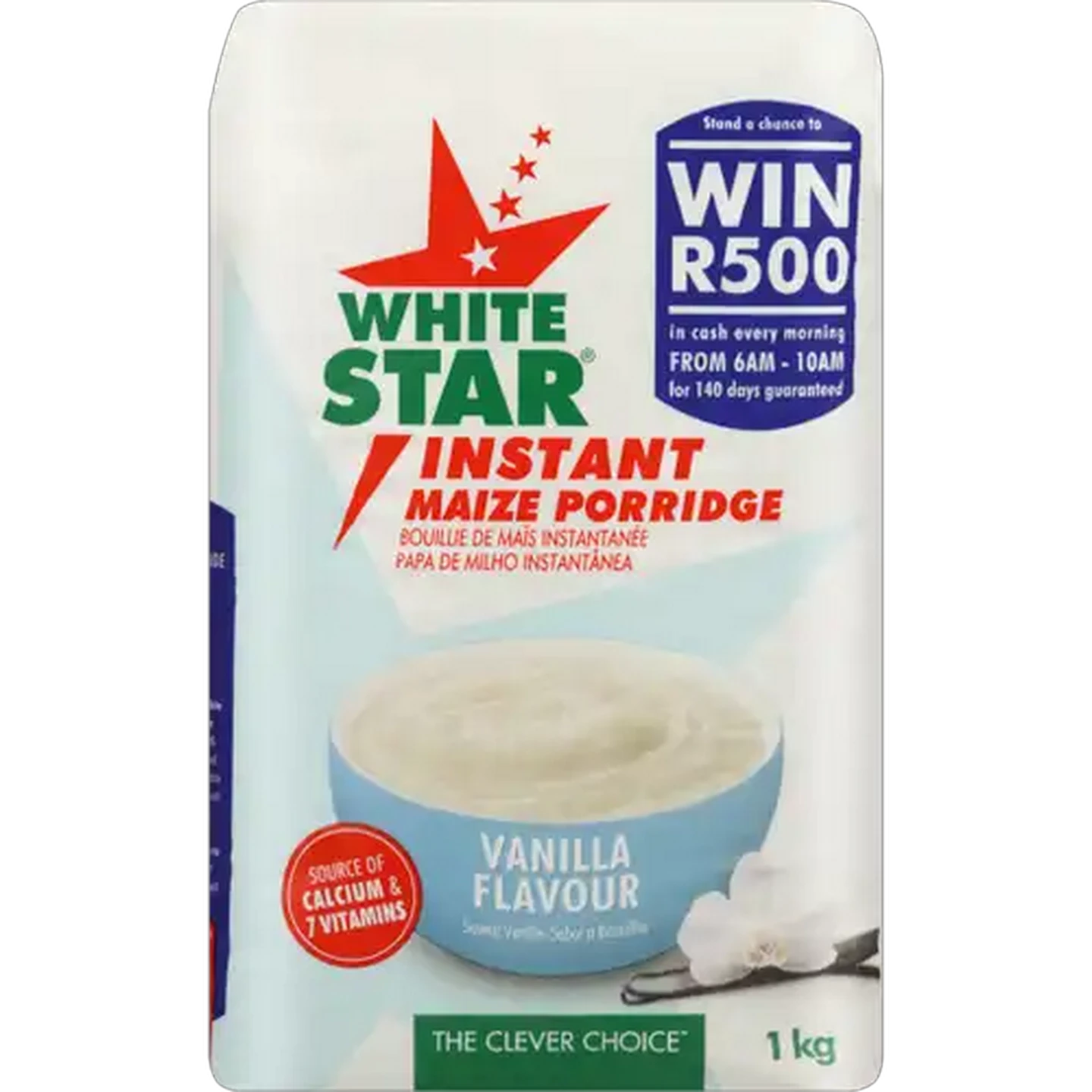 Image of White Star Vanilla Flavoured Instant Maize Porridge 1kg