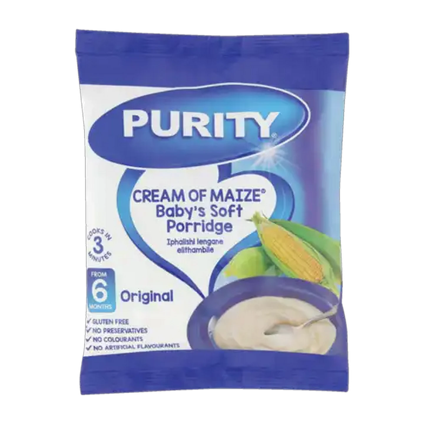 Image of PURITY From 6 Months Original Cream of Maize Baby's Soft Porridge 400g