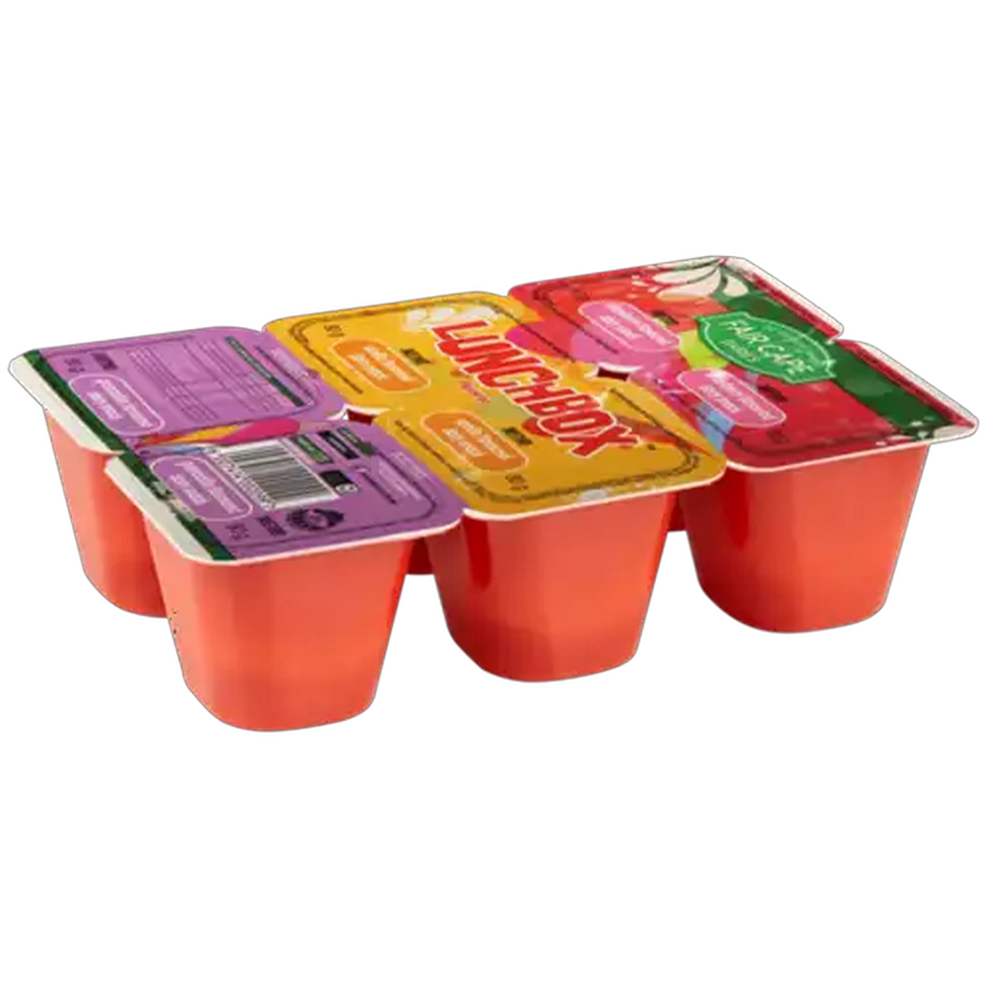 Image of Fair Cape Dairies Lunchbox Strawberry, Vanilla & Granadilla Flavoured Dairy Snack 6 x 80g