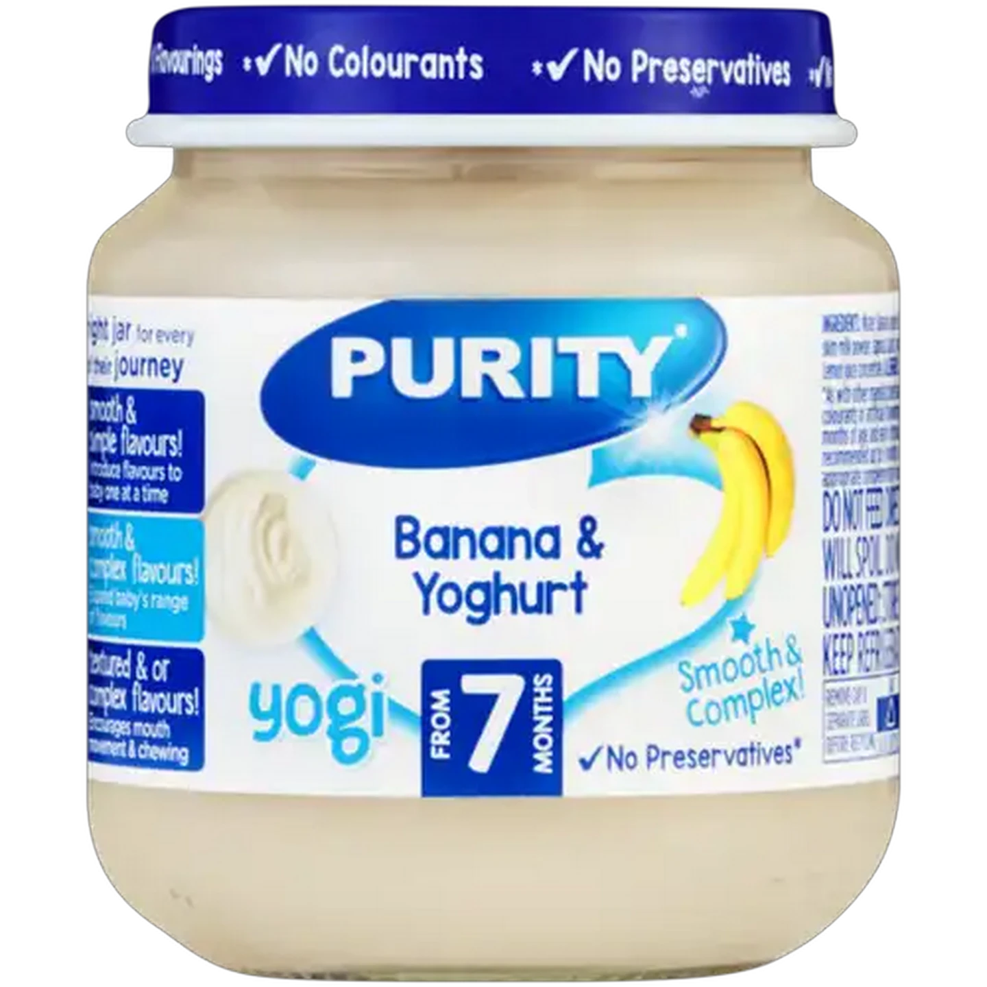 Image of PURITY From 7 Months Banana & Yoghurt Yogi 125ml