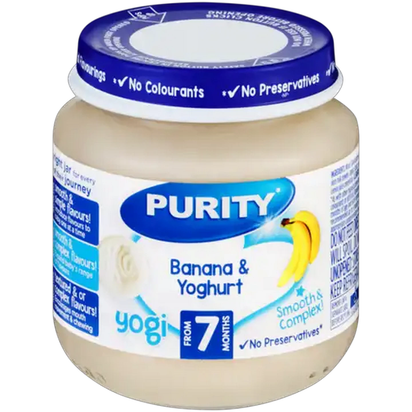 Image of PURITY From 7 Months Banana & Yoghurt Yogi 125ml