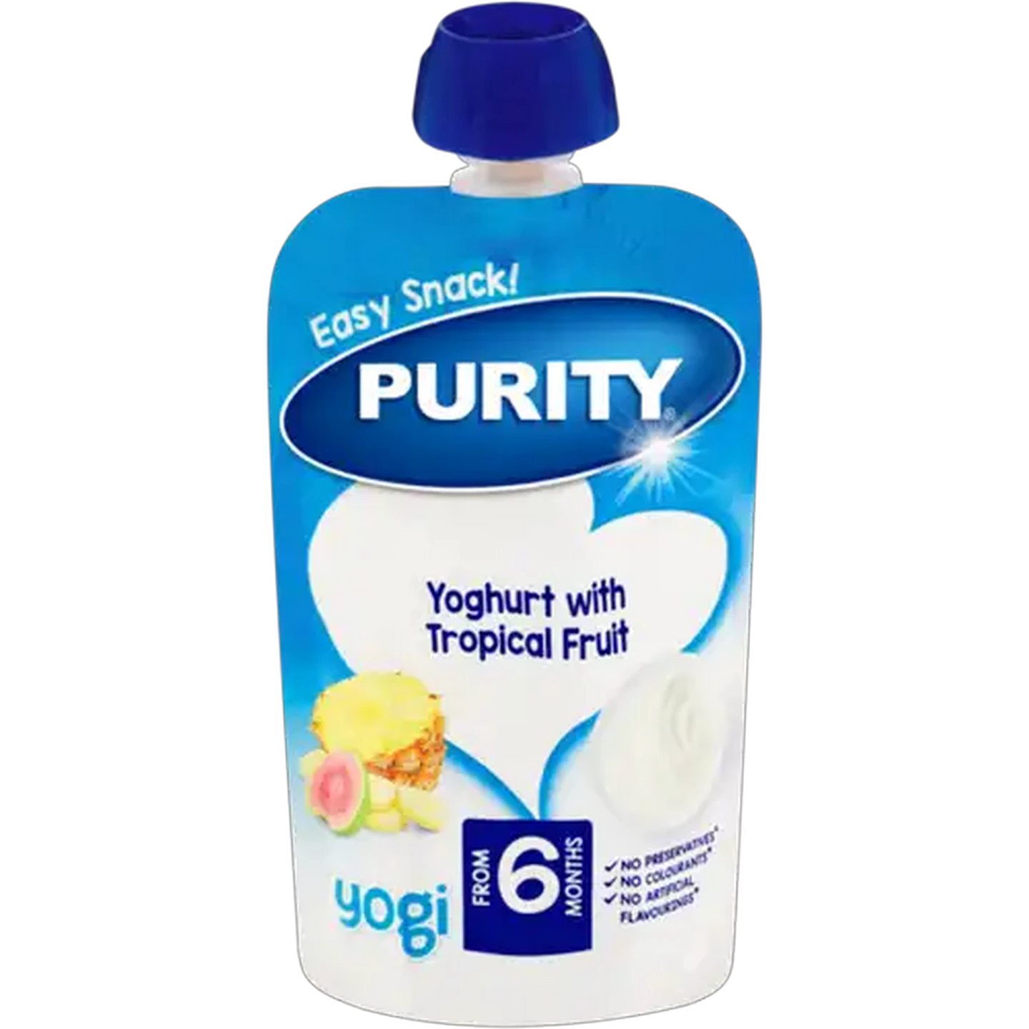 Image of PURITY From 6 Months Yoghurt with Tropical Fruit Yogi 110ml