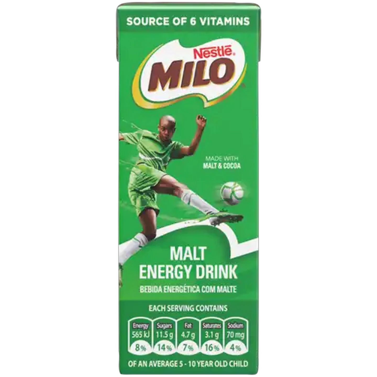 Image of Nestlé Milo Malt Energy Drink 200ml