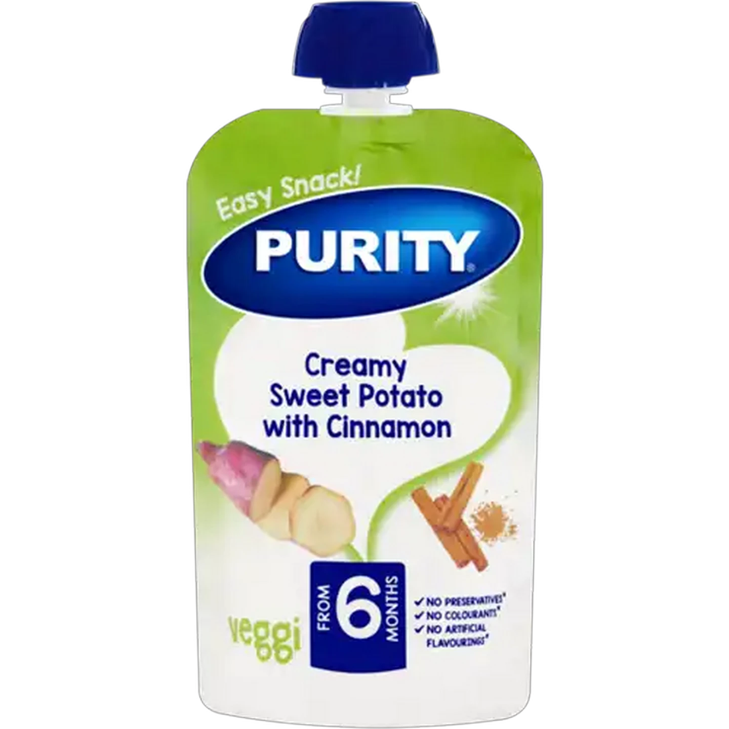 Image of PURITY From 6 Months Creamy Sweet Potato with Cinnamon Veggi 110ml