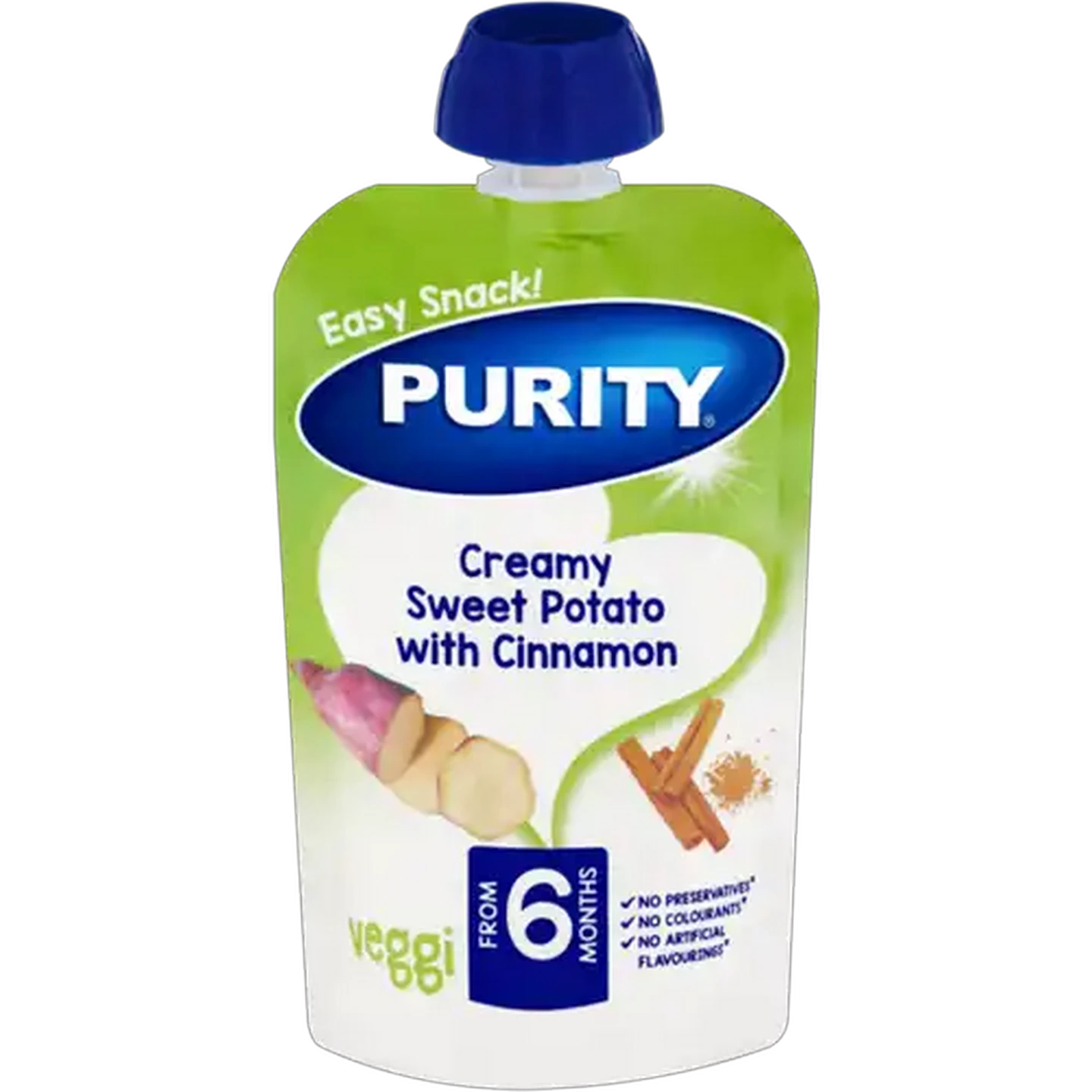 Image of PURITY From 6 Months Creamy Sweet Potato with Cinnamon Veggi 110ml