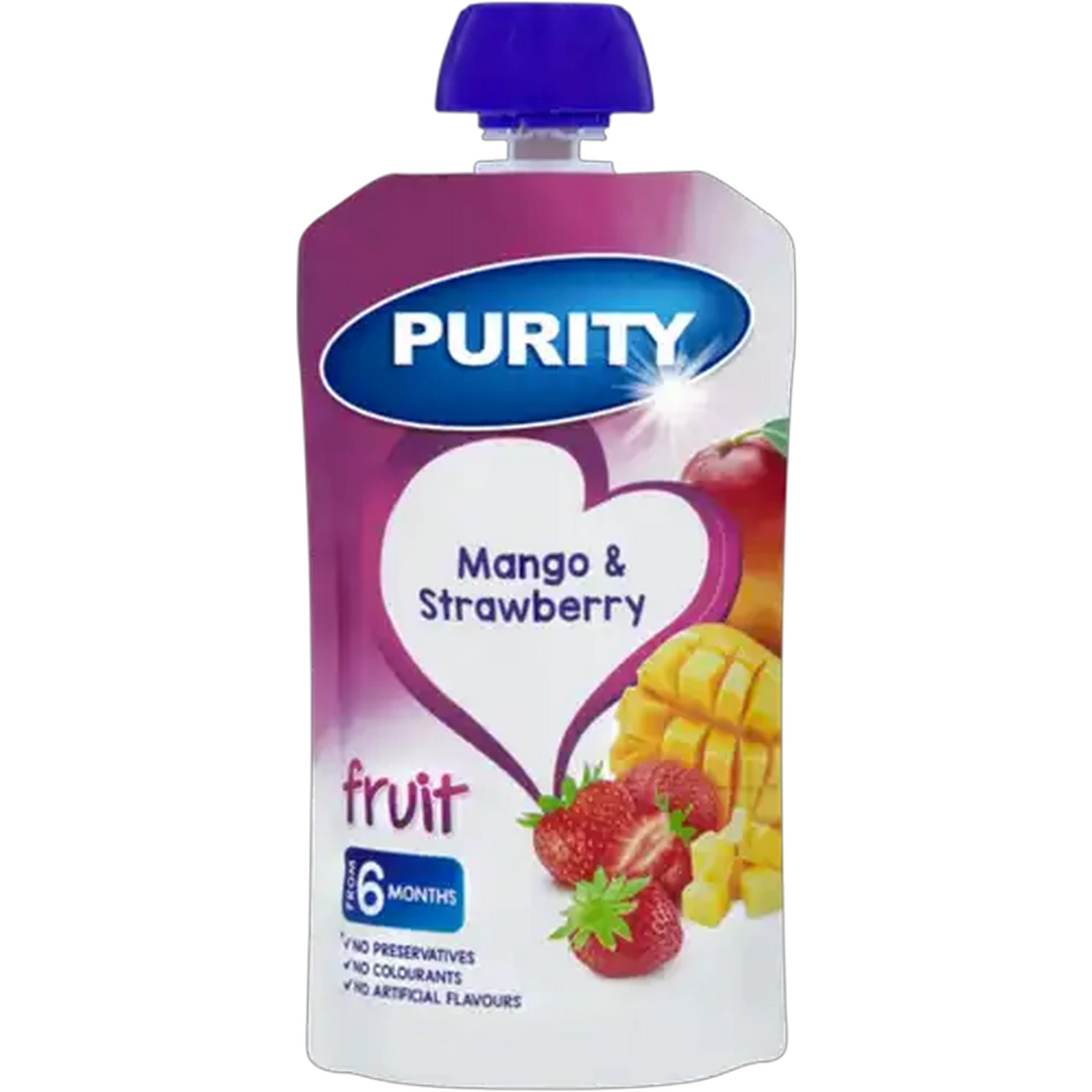 Image of PURITY From 6 Months Mango & Strawberry Fruit 110ml