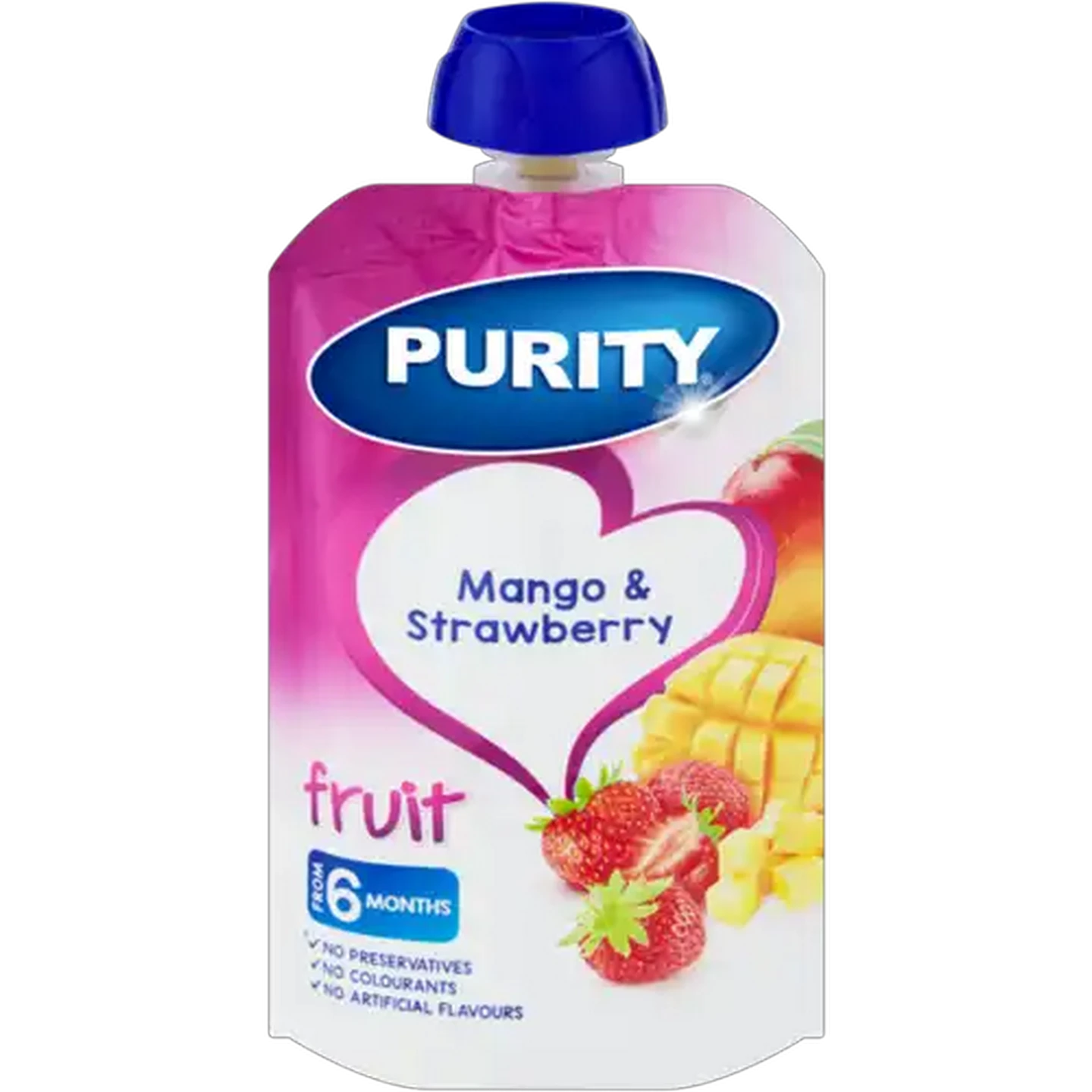 Image of PURITY From 6 Months Mango & Strawberry Fruit 110ml