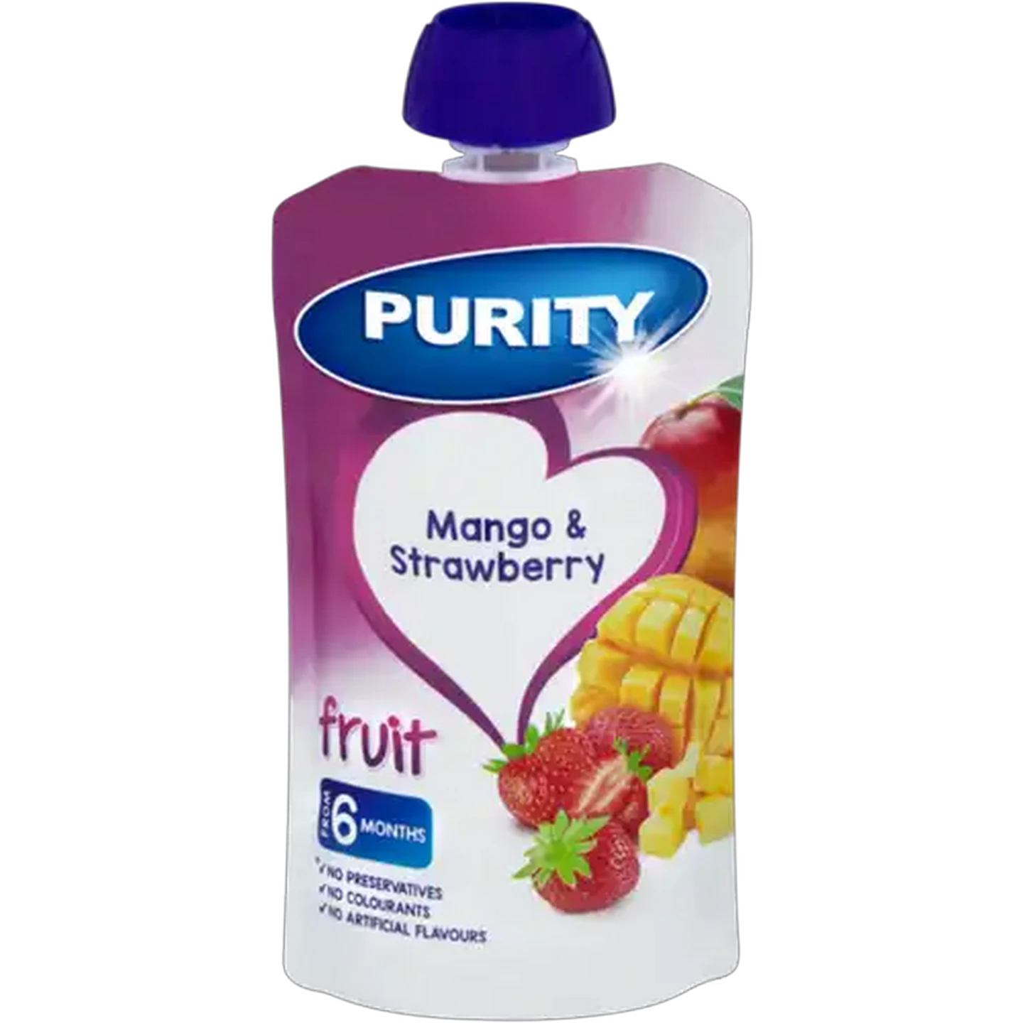 Image of PURITY From 6 Months Mango & Strawberry Fruit 110ml
